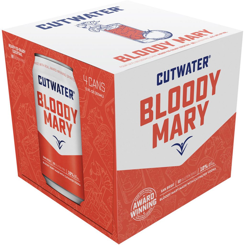 Cutwater bloody Mary, 4 pack 355ml can Your local neighborhood liquor